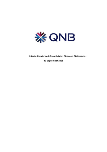 Miniature QNB (Qatar National Bank) Rapport trimestriel 2025-q3