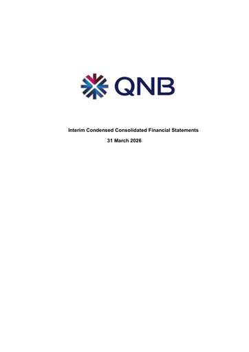 Miniature QNB (Qatar National Bank) Rapport trimestriel 2026-q1