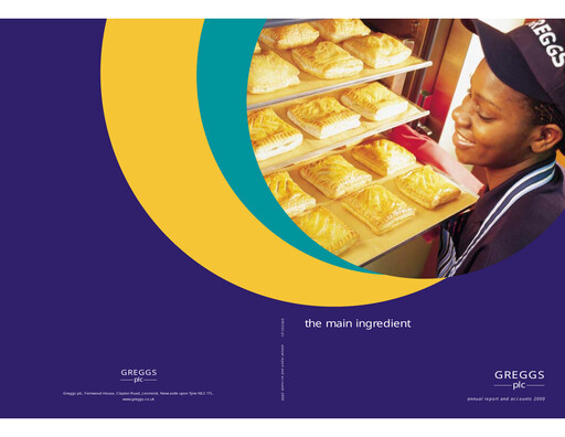 Thumbnail Greggs Annual Report 2000