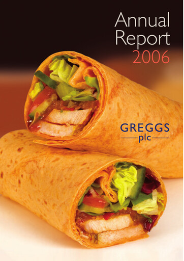 Thumbnail Greggs Annual Report 2006