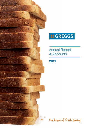Thumbnail Greggs Annual Report 2011
