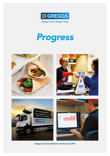 Thumbnail Greggs Annual Report 2014