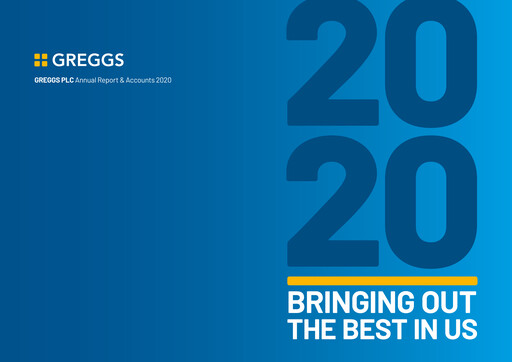 Thumbnail Greggs Annual Report 2020