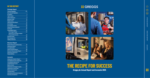 Thumbnail Greggs Annual Report 2025