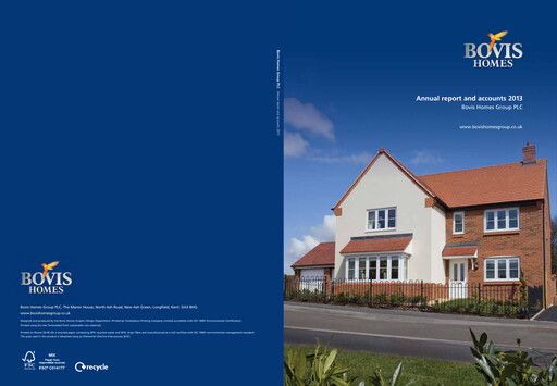 Thumbnail Vistry Group Annual Report 2013