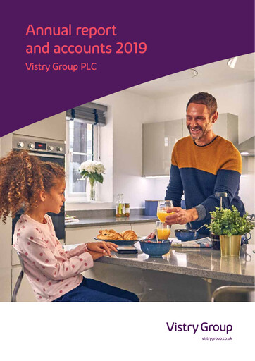 Thumbnail Vistry Group Annual Report 2019