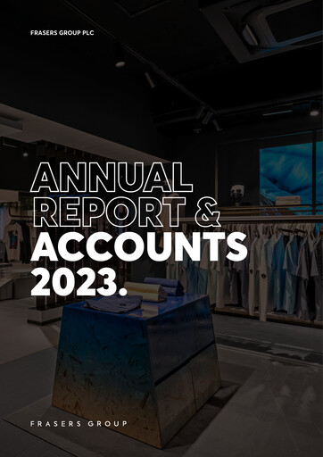 Thumbnail Frasers Group Annual Report 2023