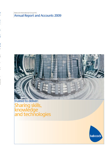 Miniature Babcock International Group Rapport annuel 2009