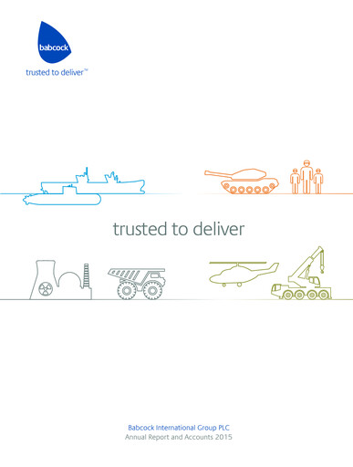 Miniature Babcock International Group Rapport annuel 2015