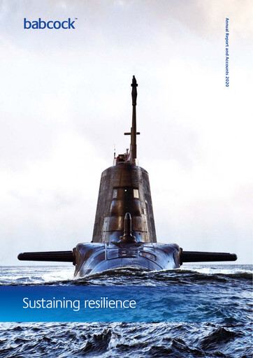 Miniature Babcock International Group Rapport annuel 2020