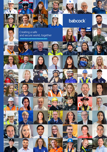 Miniature Babcock International Group Rapport annuel 2021