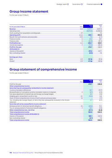 Thumbnail Babcock International Group Financial Statement 2026