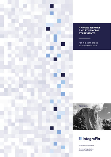 Thumbnail IntegraFin Annual Report 2020
