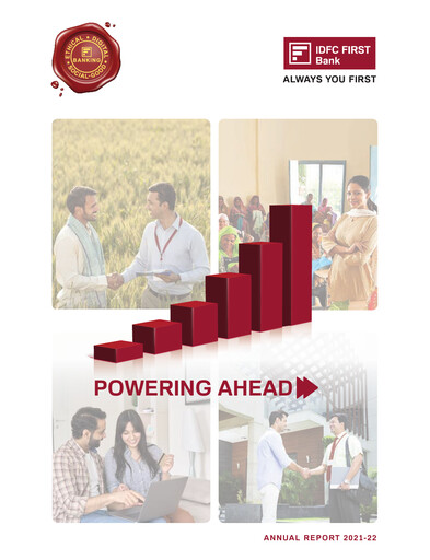 Vorschaubild IDFC FIRST Bank
 Jahresbericht 2021-2022