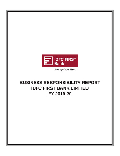 Thumbnail IDFC FIRST Bank
 ESG Report 2019-2020