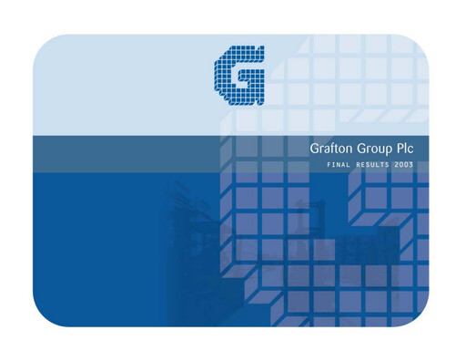 Thumbnail Grafton Group Financial Report 2003