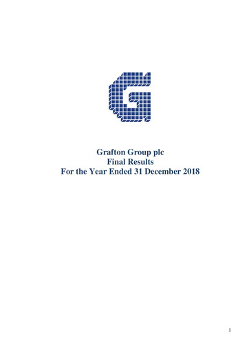 Thumbnail Grafton Group Financial Report 2018