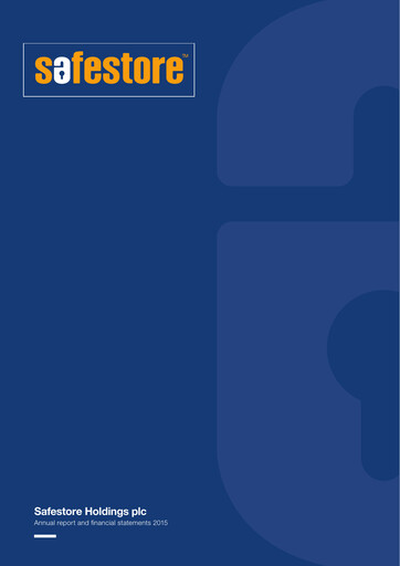 Thumbnail Safestore Annual Report 2015