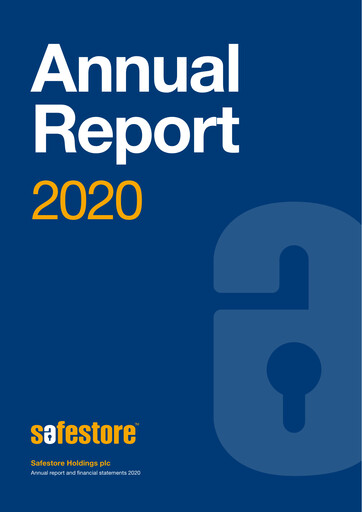 Thumbnail Safestore Annual Report 2020