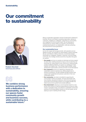 Miniature Safestore Rapport de durabilité 2025