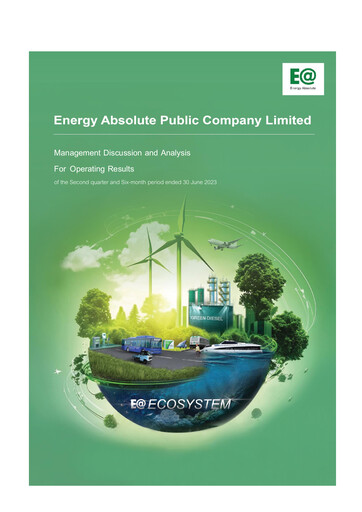 Thumbnail Energy Absolute Quarterly Report 2023-q2