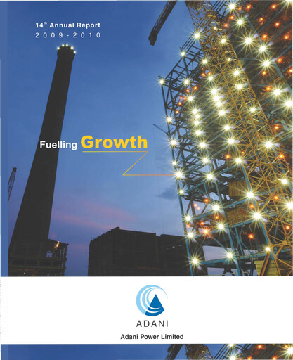 Thumbnail Adani Power Annual Report 2010