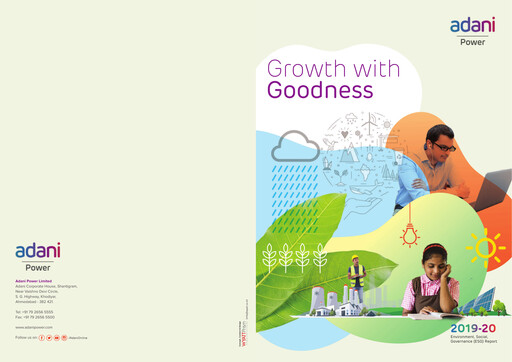 Thumbnail Adani Power ESG Report 2019-2020