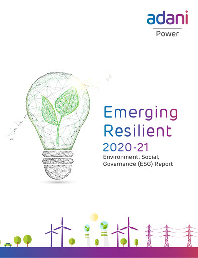 Thumbnail Adani Power ESG Report 2020-2021