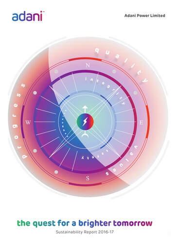 Thumbnail Adani Power Sustainability Report 2016-2017