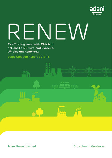 Thumbnail Adani Power Sustainability Report 2017-2018