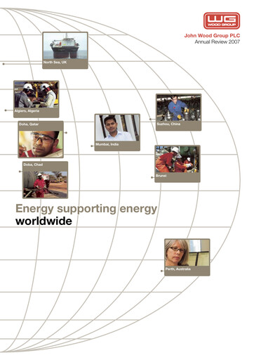 Thumbnail John Wood Group Annual Report 2007