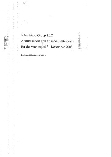 Thumbnail John Wood Group Annual Report 2008
