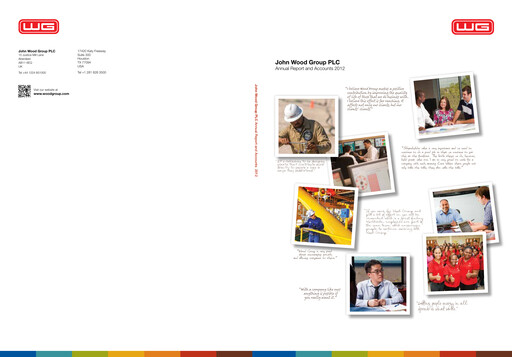 Thumbnail John Wood Group Annual Report 2012