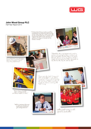Thumbnail John Wood Group Half-year Report 2013-h1