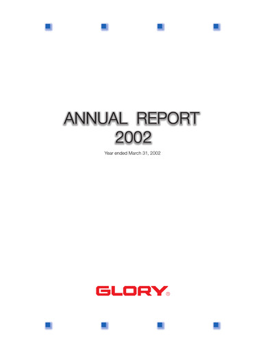 Vorschaubild Glory Ltd. Jahresbericht 2002