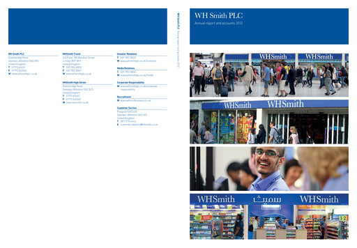 Thumbnail WH Smith Annual Report 2012