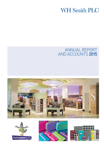 Thumbnail WH Smith Annual Report 2015
