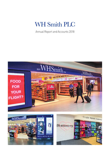 Thumbnail WH Smith Annual Report 2018