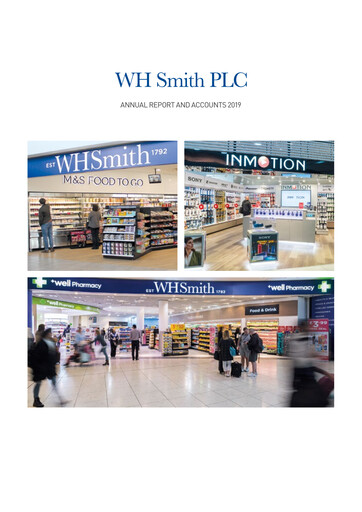 Thumbnail WH Smith Annual Report 2019