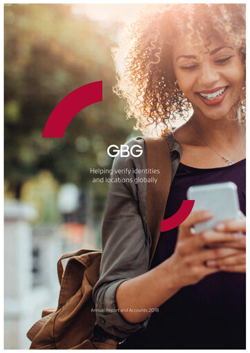 Thumbnail GB Group (GBG) Annual Report 2018