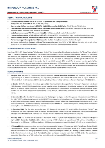 Thumbnail BTS Group Quarterly Report 2014-q3