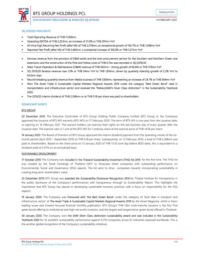 Thumbnail BTS Group Quarterly Report 2019-q3