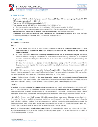 Thumbnail BTS Group Quarterly Report 2020-q3