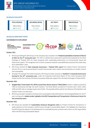 Thumbnail BTS Group Quarterly Report 2021-q3