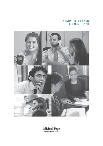 Thumbnail PageGroup Annual Report 2010