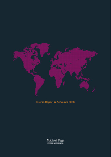 Thumbnail PageGroup Half-year Report 2008-h1