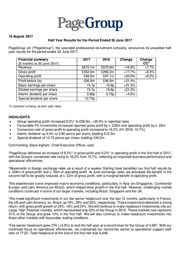 Thumbnail PageGroup Half-year Report 2017-h1