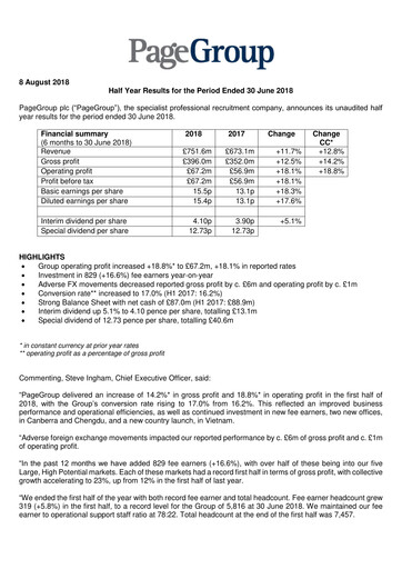 Thumbnail PageGroup Half-year Report 2018-h1