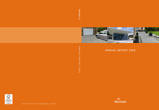 Thumbnail Marshalls plc Annual Report 2009