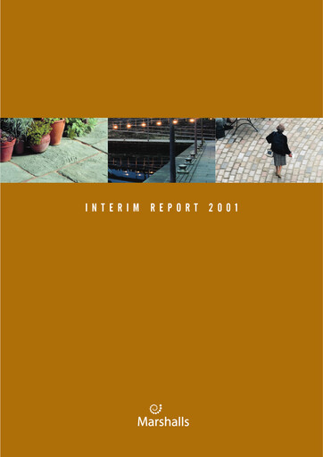 Thumbnail Marshalls plc Half-year Report 2001-h1